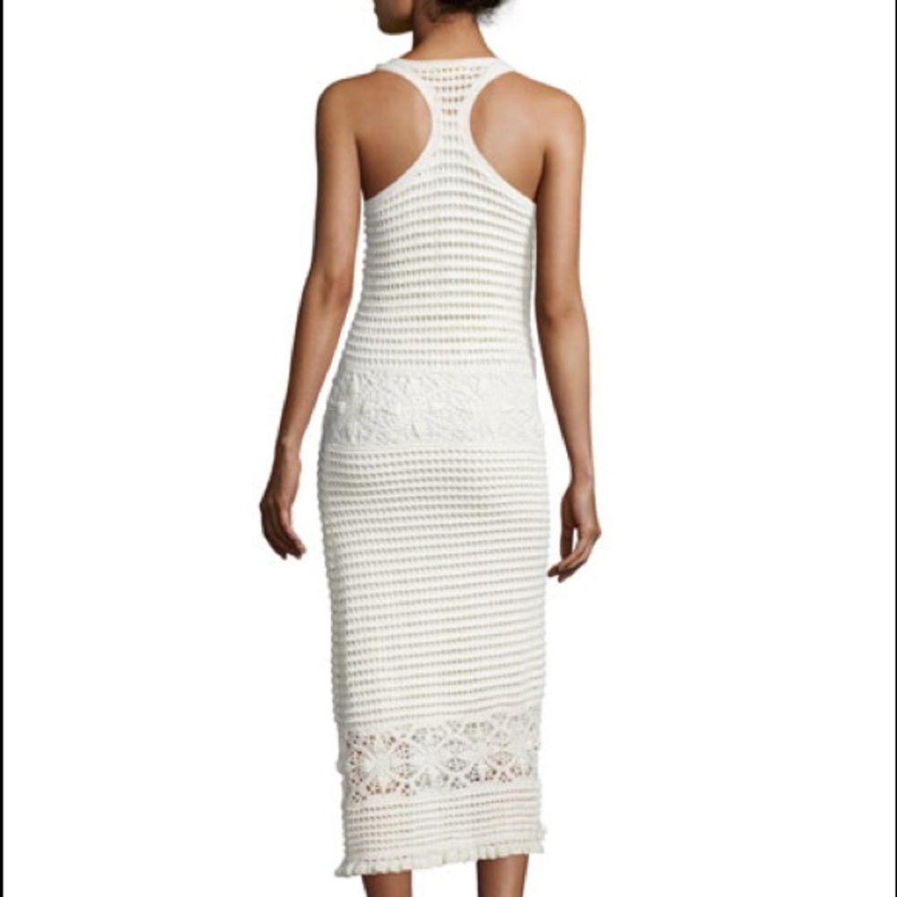 NWT Tory Burch Nerano Crochet Knit Tank Dress - Picture 2 of 8
